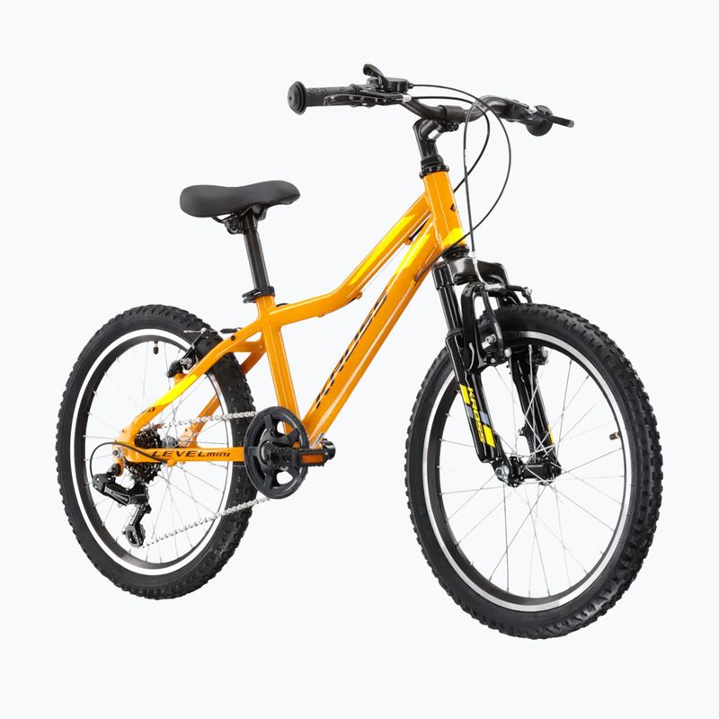 Kinderfahrrad KROSS Level Mini 2.0 yellow/black/gloss 2