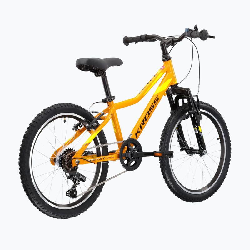 Kinderfahrrad KROSS Level Mini 2.0 yellow/black/gloss 3