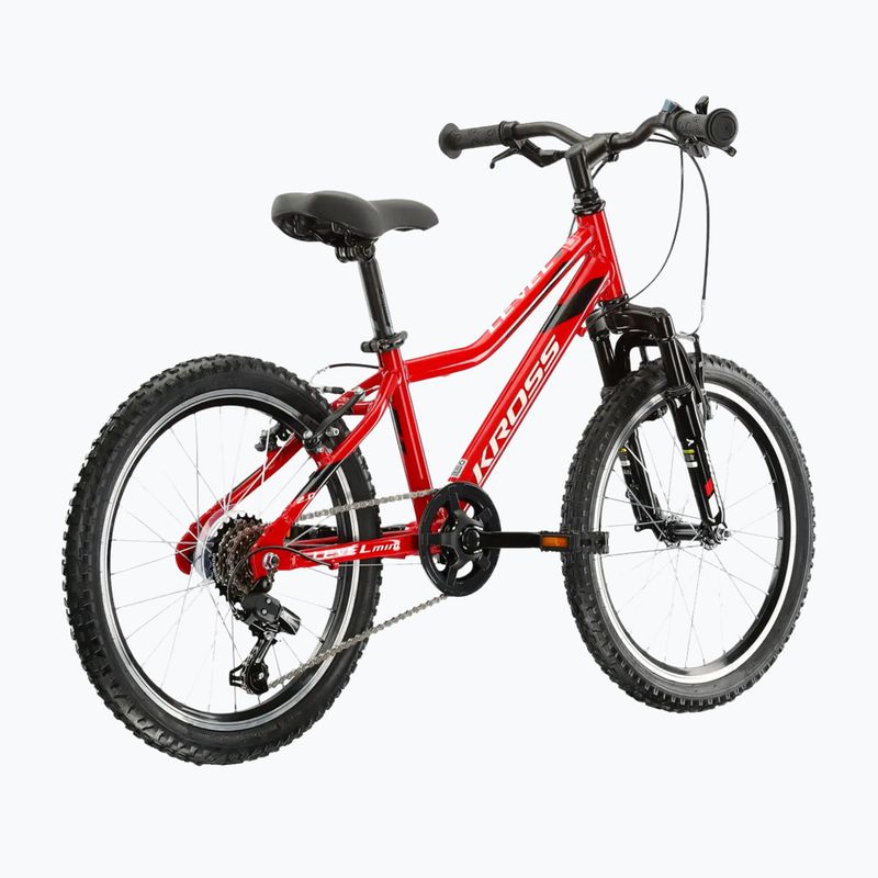 Kinderfahrrad KROSS Level Mini 2.0 red/black/gloss 3