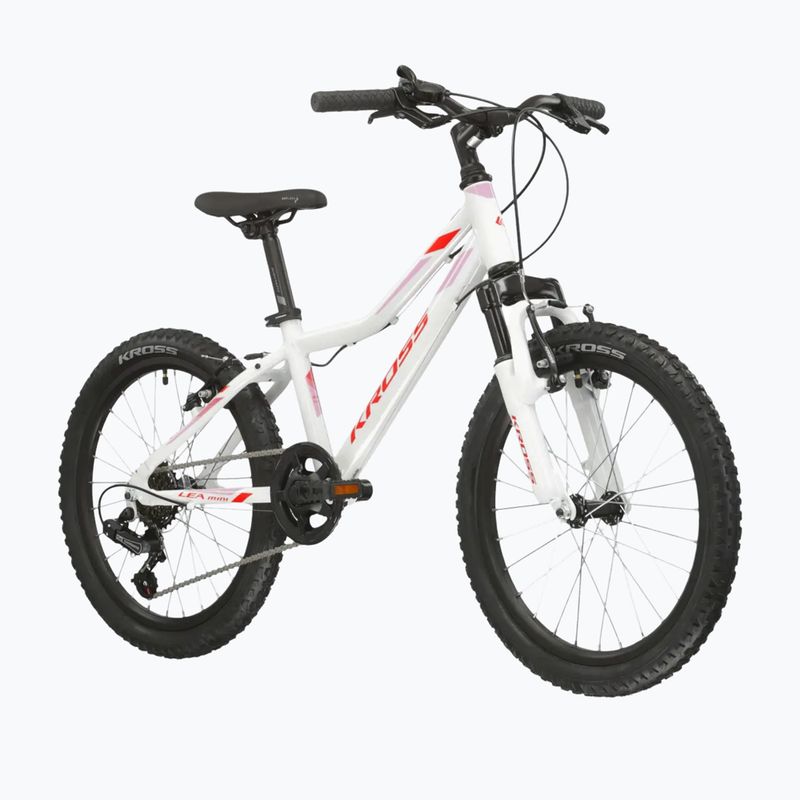 Kinderfahrrad KROSS Lea Mini 2.0 white/red/gloss 2
