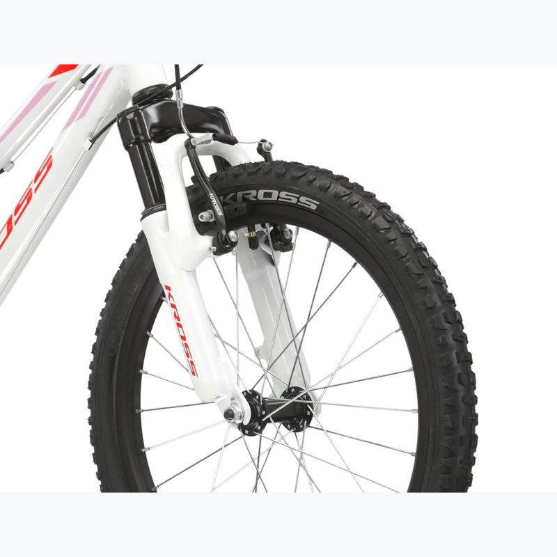 Kinderfahrrad KROSS Lea Mini 2.0 white/red/gloss 5