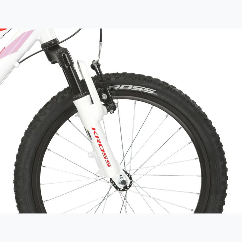 Kinderfahrrad KROSS Lea Mini 2.0 white/red/gloss 6