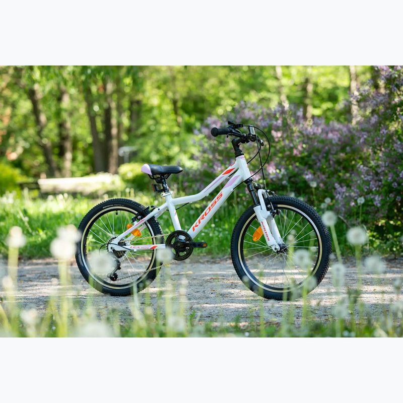 Kinderfahrrad KROSS Lea Mini 2.0 white/red/gloss 12