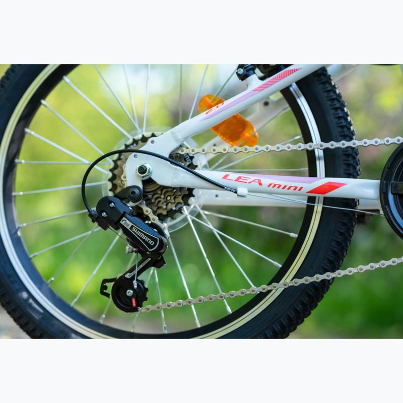 Kinderfahrrad KROSS Lea Mini 2.0 white/red/gloss 14