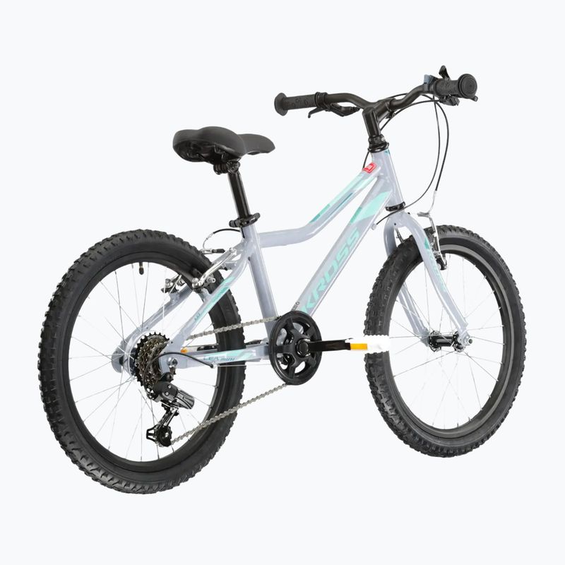 Kinderfahrrad KROSS Lea Mini 1.0 grey/mint/gloss 3