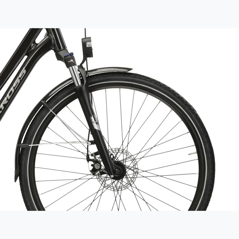Elektrofahrrad KROSS Sentio Hybrid 1.0 el. 504 Wh black/silver/gloss 7