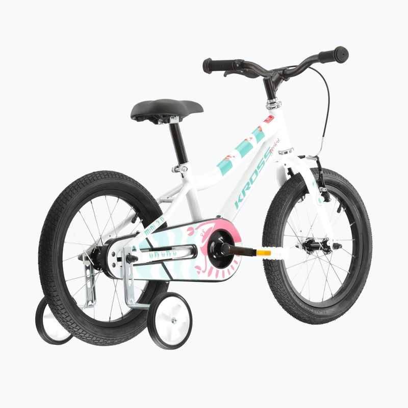 Kinderfahrrad KROSS Mini 3.0 white/mint/gloss 3