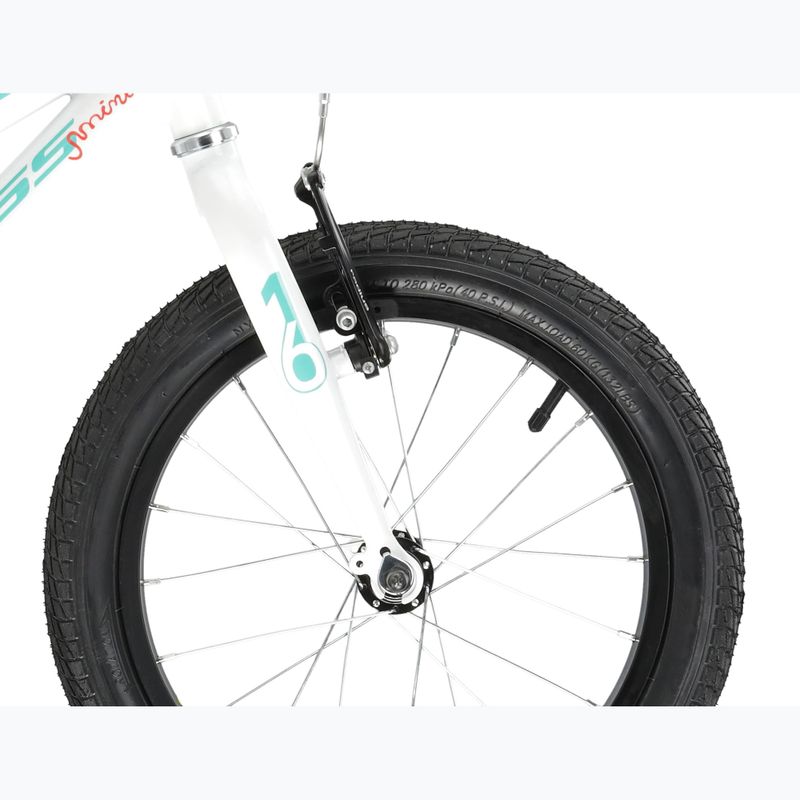 Kinderfahrrad KROSS Mini 3.0 white/mint/gloss 6