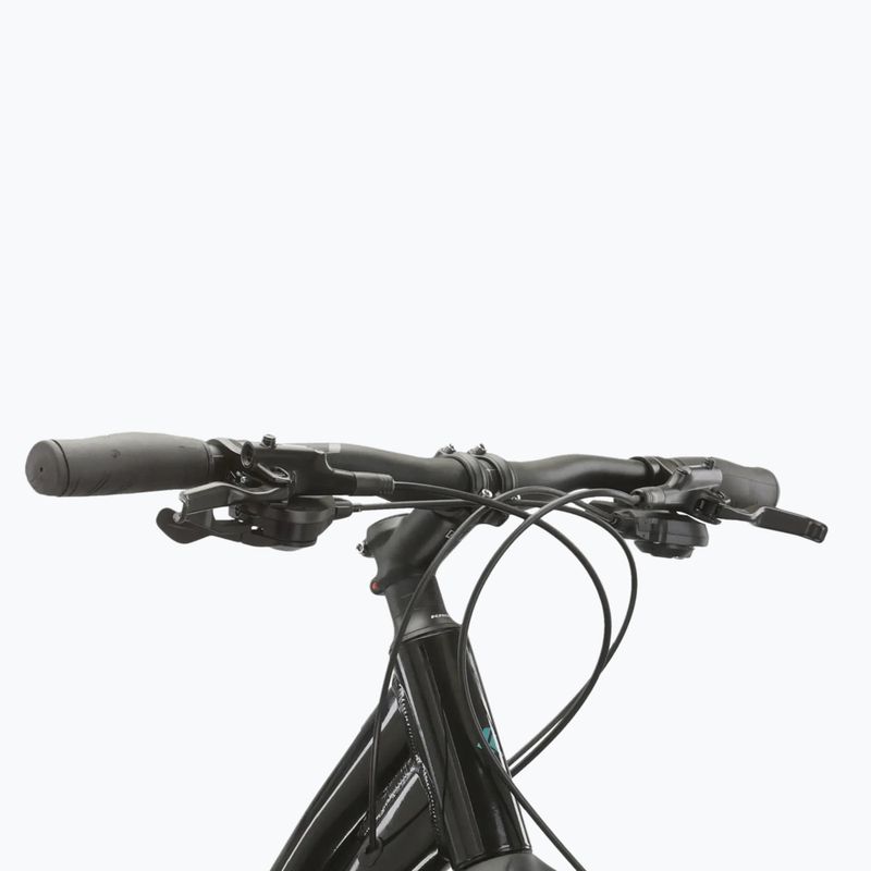 Damen-Crossrad KROSS Evado 5.0 In black/turquoise/gloss 4