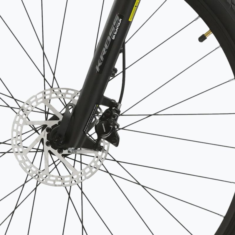 Crossbike Damen KROSS Evado 5.0 W Schwarz/Türkis/Glanz 7