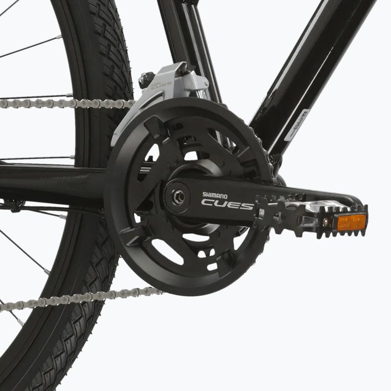 Crossbike Damen KROSS Evado 5.0 W Schwarz/Türkis/Glanz 9