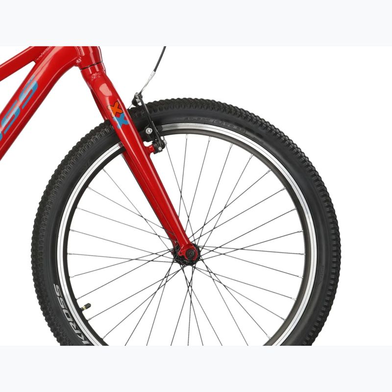 Kinderfahrrad KROSS Level Jr 1.0 red/teal/gloss 6