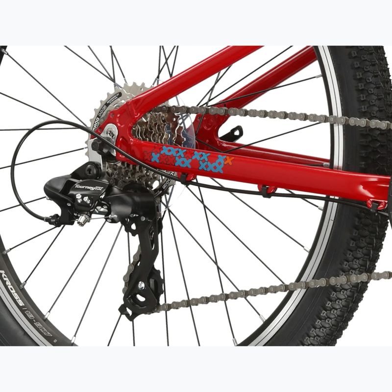 Kinderfahrrad KROSS Level Jr 1.0 red/teal/gloss 7