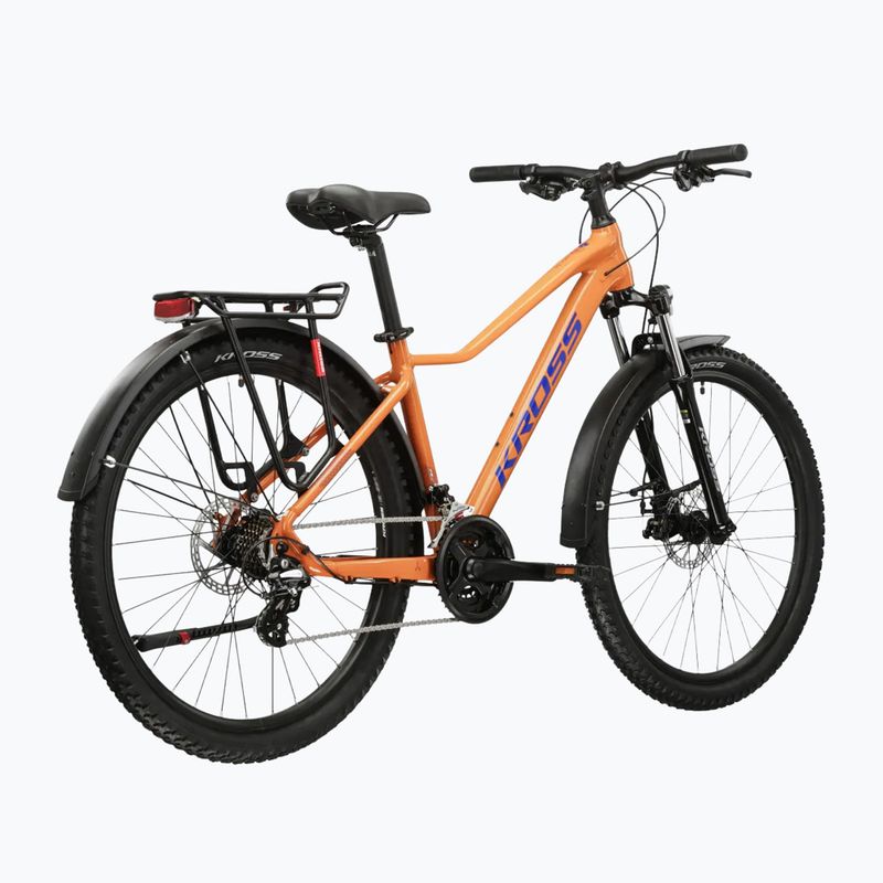 Damen-Mountainbike KROSS Lea 2.0 Eq W 27.5 orange/navy blue/gloss 3