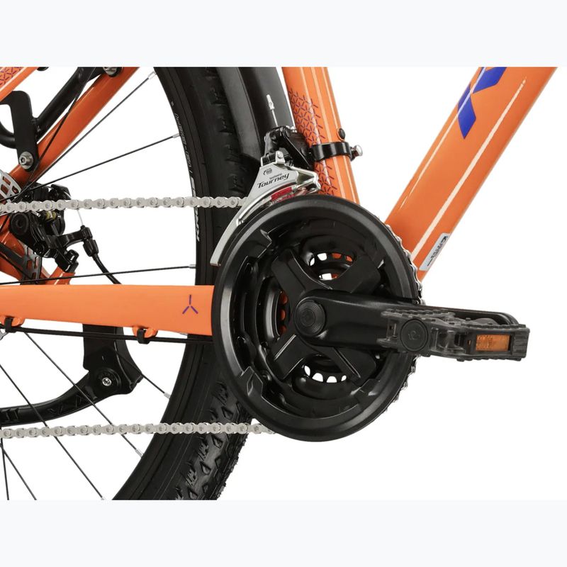 Damen-Mountainbike KROSS Lea 2.0 Eq W 27.5 orange/navy blue/gloss 9