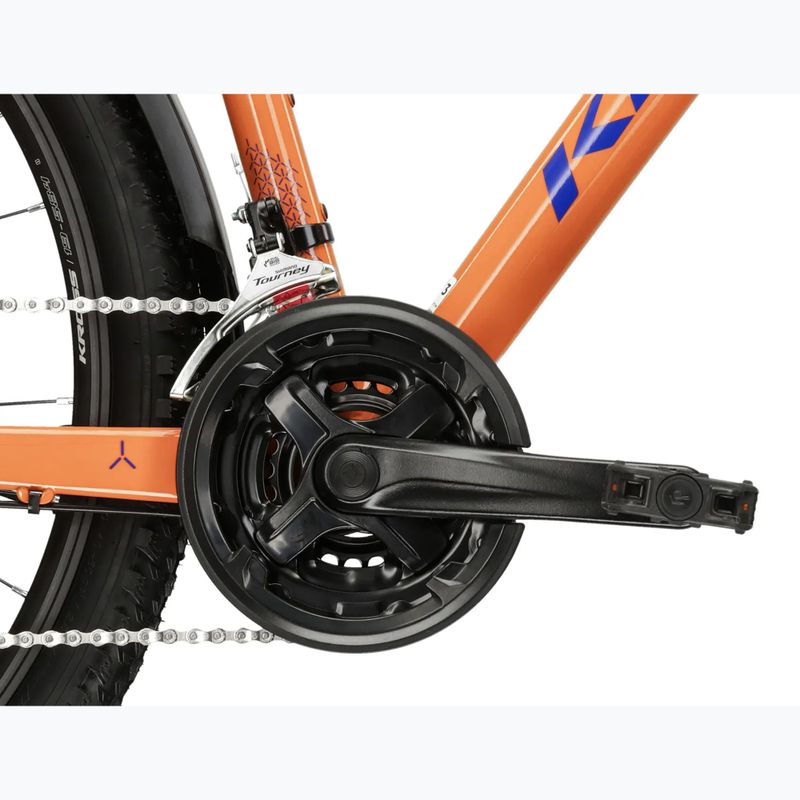 Damen-Mountainbike KROSS Lea 2.0 Eq W 27.5 orange/navy blue/gloss 10