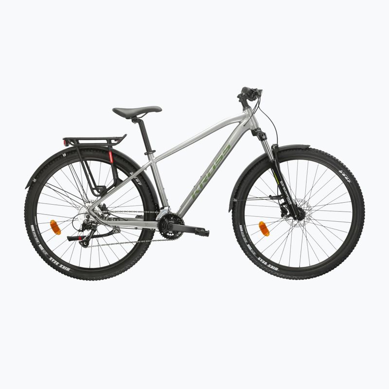 Mountainbike KROSS Hexagon 4.0 EQ 27,5" silver/green/gloss
