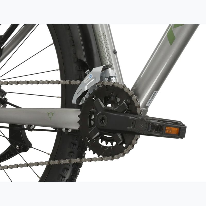 Mountainbike KROSS Hexagon 4.0 EQ 27,5" silver/green/gloss 9