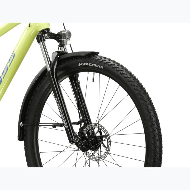Mountainbike KROSS Hexagon 2.0 EQ 29" Limonengrün/Blau/Glanz 5