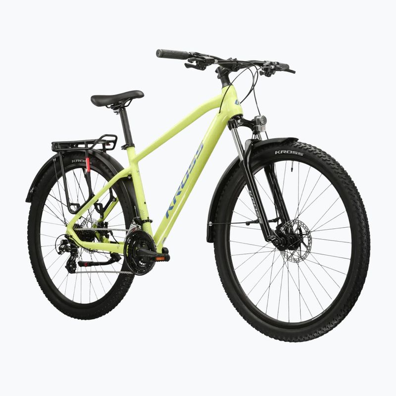 Mountainbike KROSS Hexagon 2.0 EQ 27,5" Limonengrün/Blau/Glanz 2