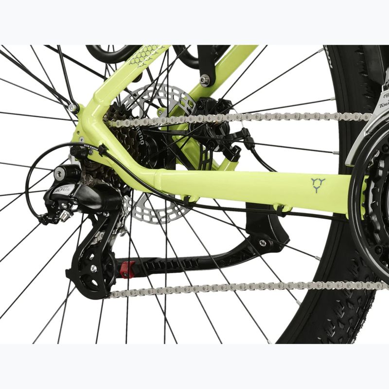 Mountainbike KROSS Hexagon 2.0 EQ 27,5" Limonengrün/Blau/Glanz 8