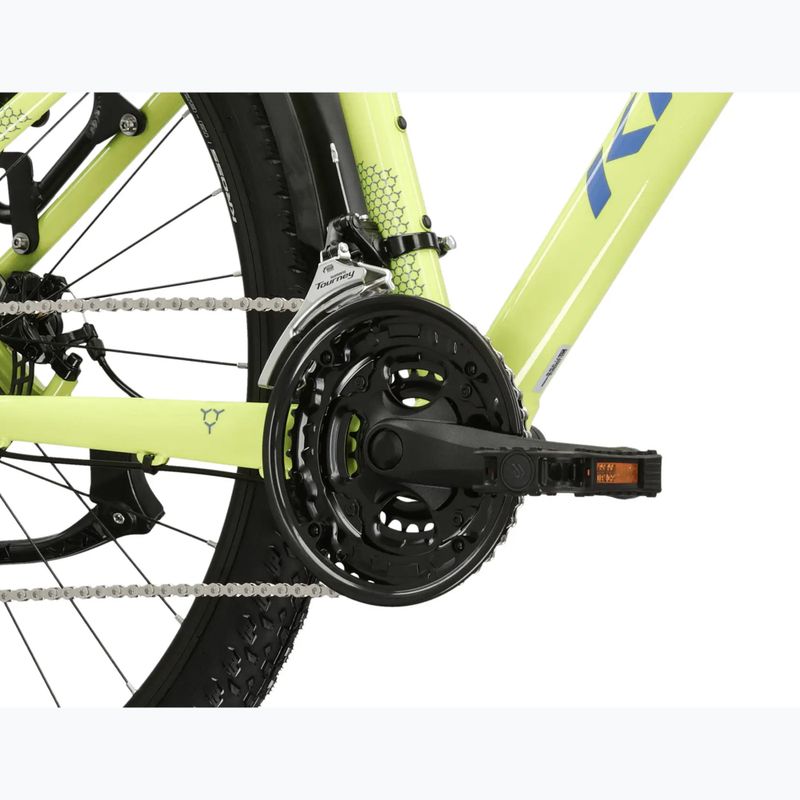 Mountainbike KROSS Hexagon 2.0 EQ 27,5" Limonengrün/Blau/Glanz 9