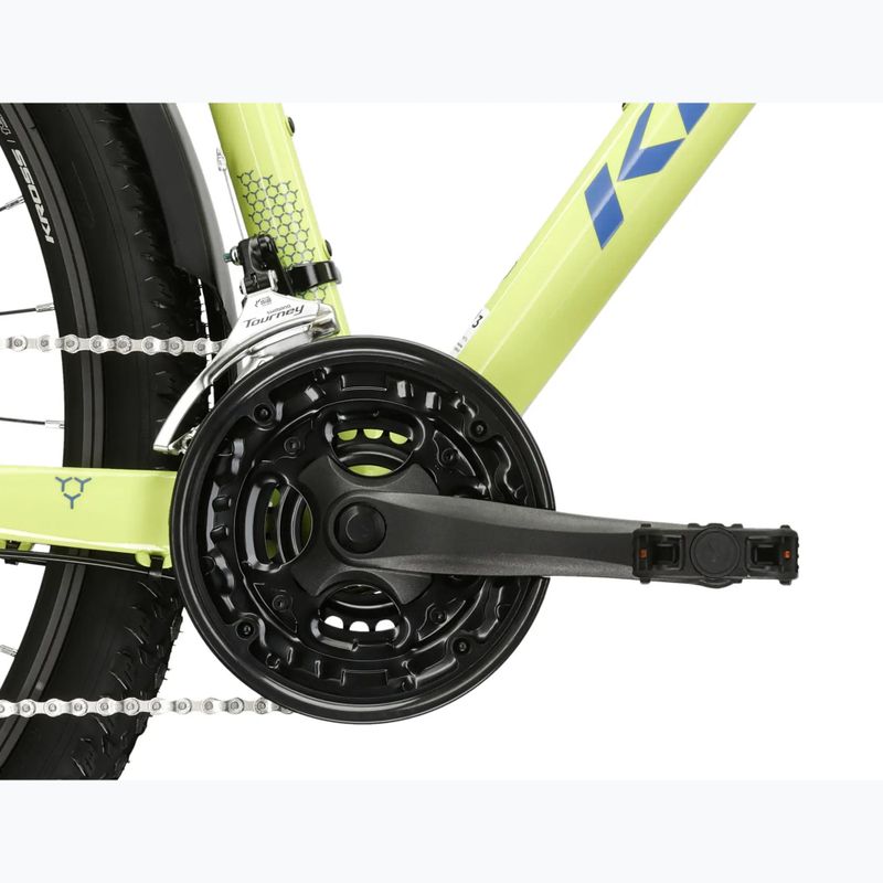 Mountainbike KROSS Hexagon 2.0 EQ 27,5" Limonengrün/Blau/Glanz 10