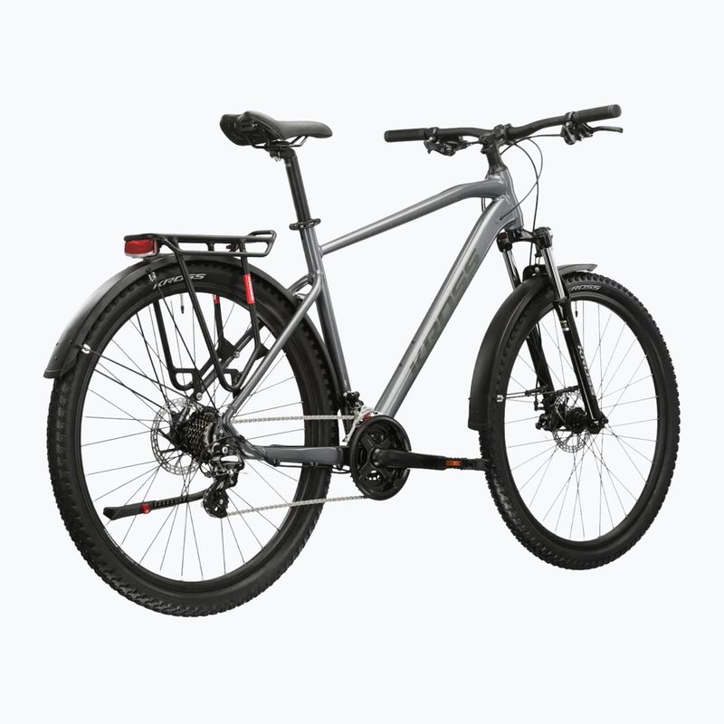 Mountainbike KROSS Hexagon 2.0 EQ 27,5" Grau/Dunkelgrau/Glanz 3
