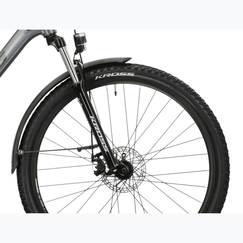 Mountainbike KROSS Hexagon 2.0 EQ 27,5" Grau/Dunkelgrau/Glanz 6