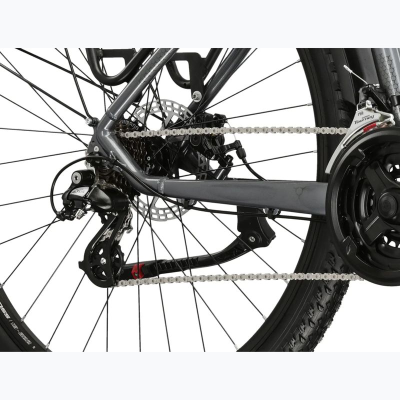 Mountainbike KROSS Hexagon 2.0 EQ 27,5" Grau/Dunkelgrau/Glanz 8