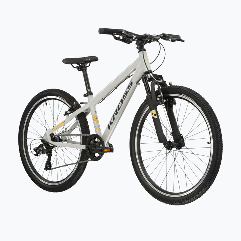 Kinderfahrrad KROSS Dust Jr 1.0 grey/black/gloss 2