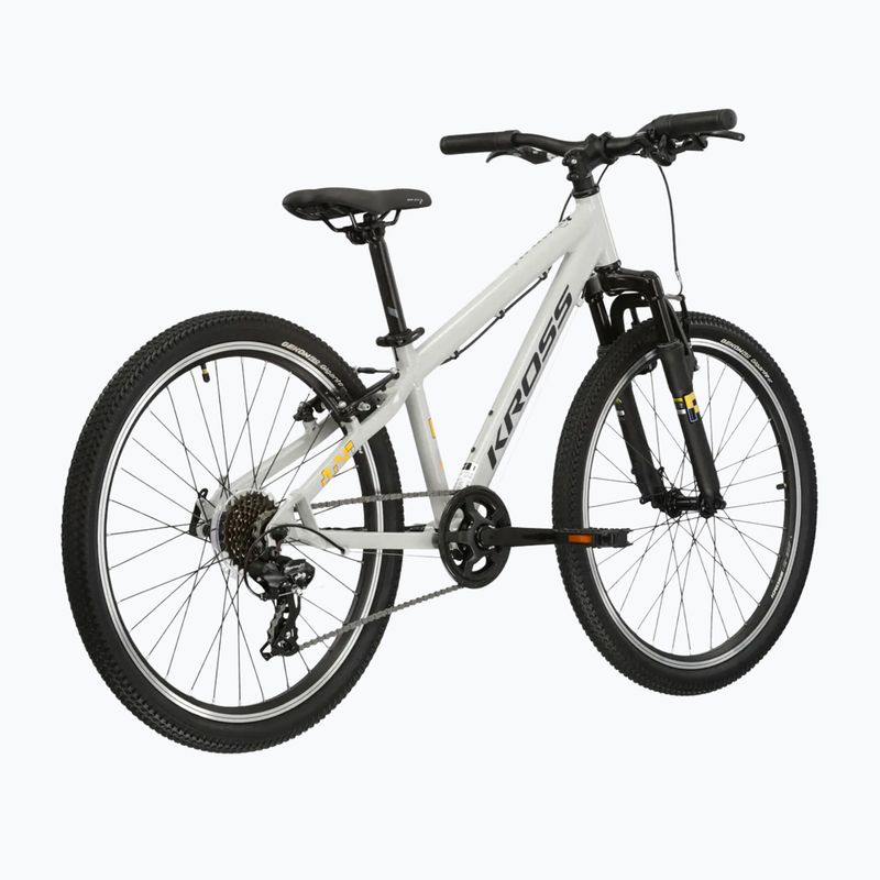 Kinderfahrrad KROSS Dust Jr 1.0 grey/black/gloss 3