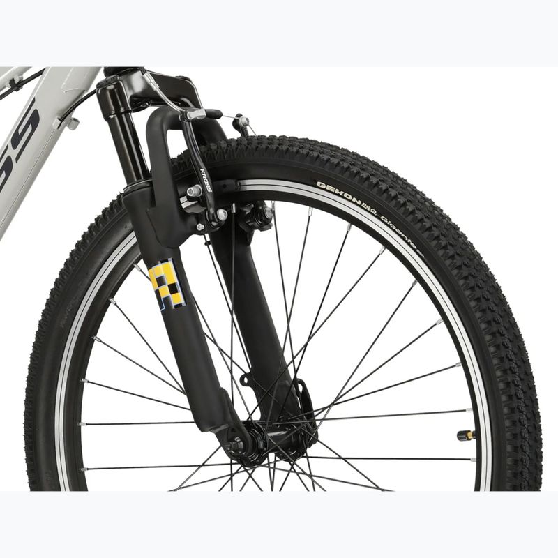 Kinderfahrrad KROSS Dust Jr 1.0 grey/black/gloss 5