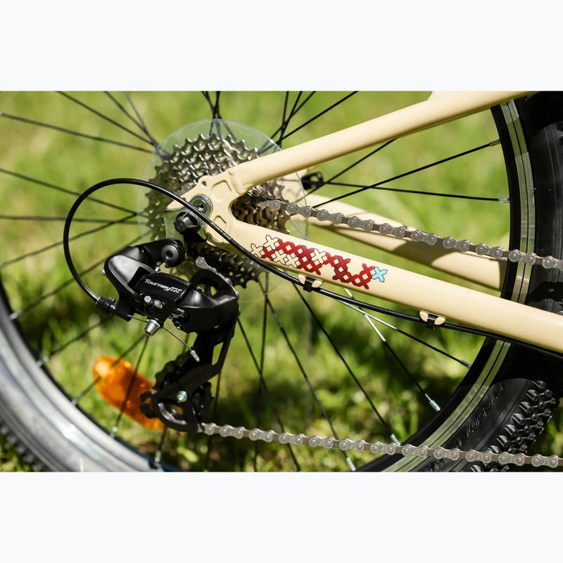 Kinderfahrrad KROSS Level Jr 1.0 beige/red/gloss 13