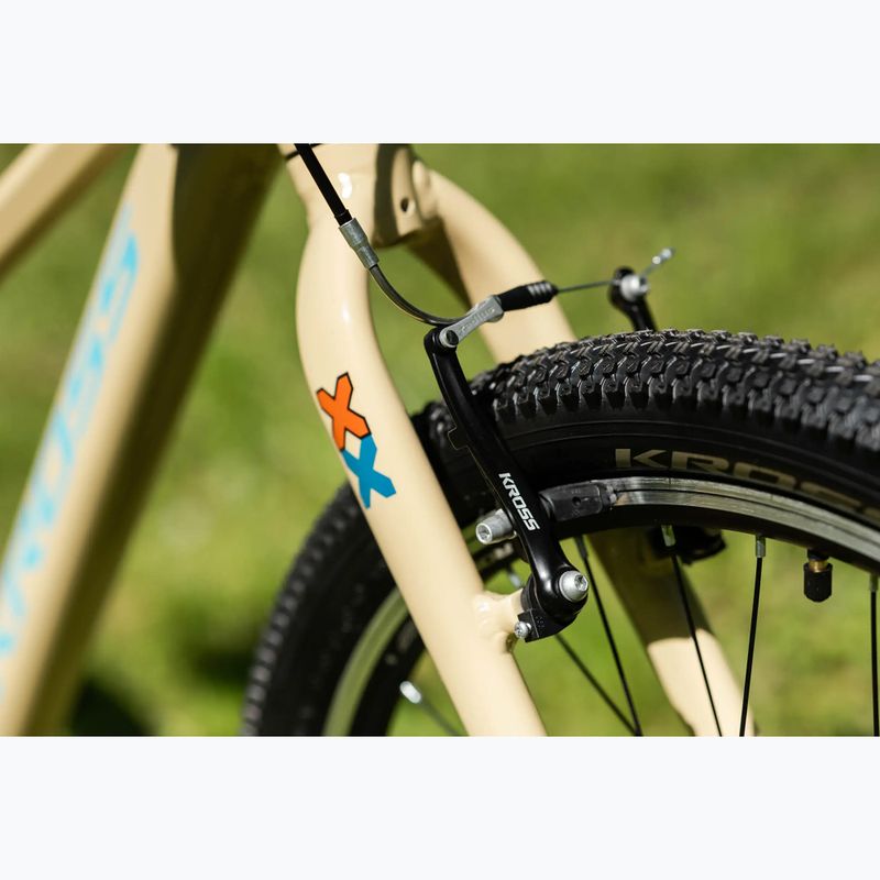 Kinderfahrrad KROSS Level Jr 1.0 beige/red/gloss 14