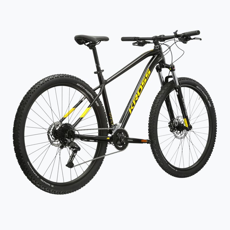 Mountainbike KROSS Level 2.0 black/yellow/gloss 3