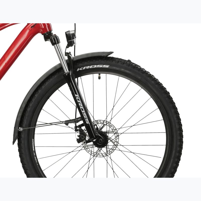 Mountainbike KROSS Hexagon 2.0 EQ 27,5" Rot/Bordeauxrot/Glanz 6