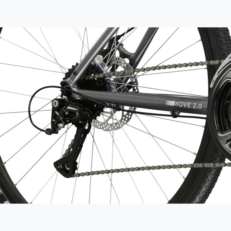 Damen Citybike KROSS Move 2.0 In graphite/silver/gloss 8
