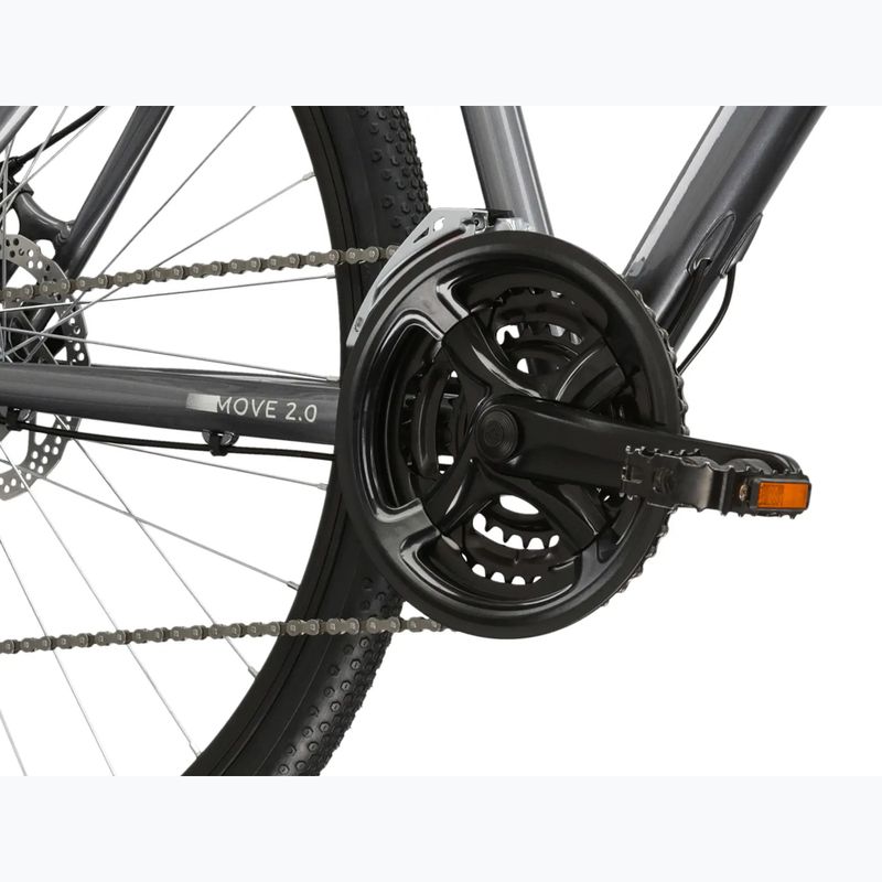 Damen Citybike KROSS Move 2.0 In graphite/silver/gloss 9