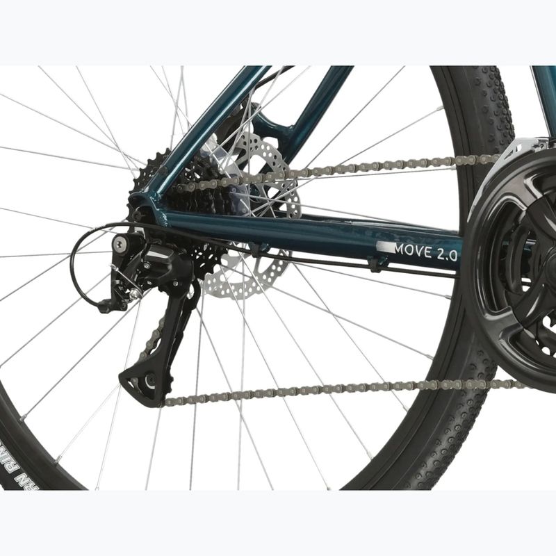 Herren Citybike KROSS Move 2.0 turquoise/silver/gloss 8
