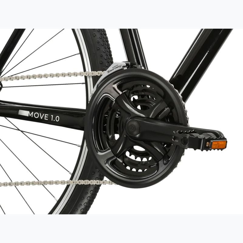 Herren Citybike KROSS Move 1.0 black/silver/gloss 8
