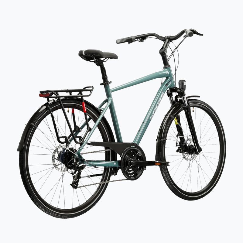 Herren-Trekkingrad KROSS Trans 3.0 green/silver/gloss 3
