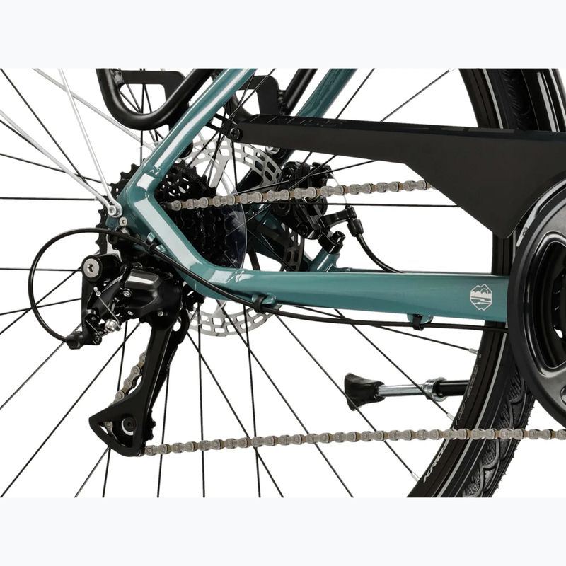 Herren-Trekkingrad KROSS Trans 3.0 green/silver/gloss 8
