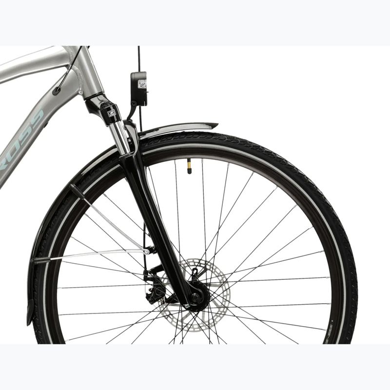 Herren-Trekkingrad KROSS Trans 3.0 silver/blue/gloss 6