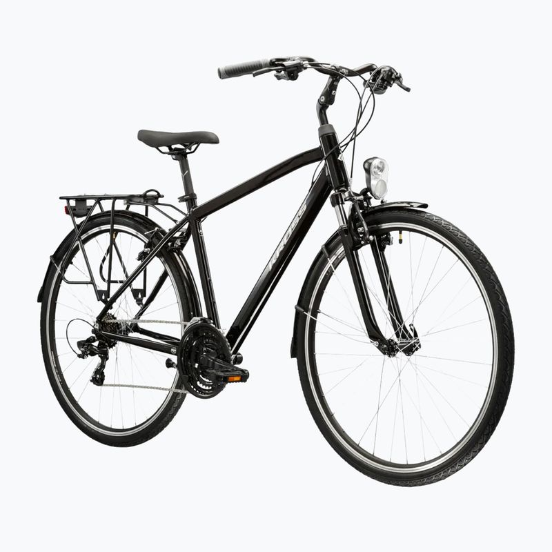 Herren-Trekkingrad KROSS Trans 1.0 black/silver/gloss 2