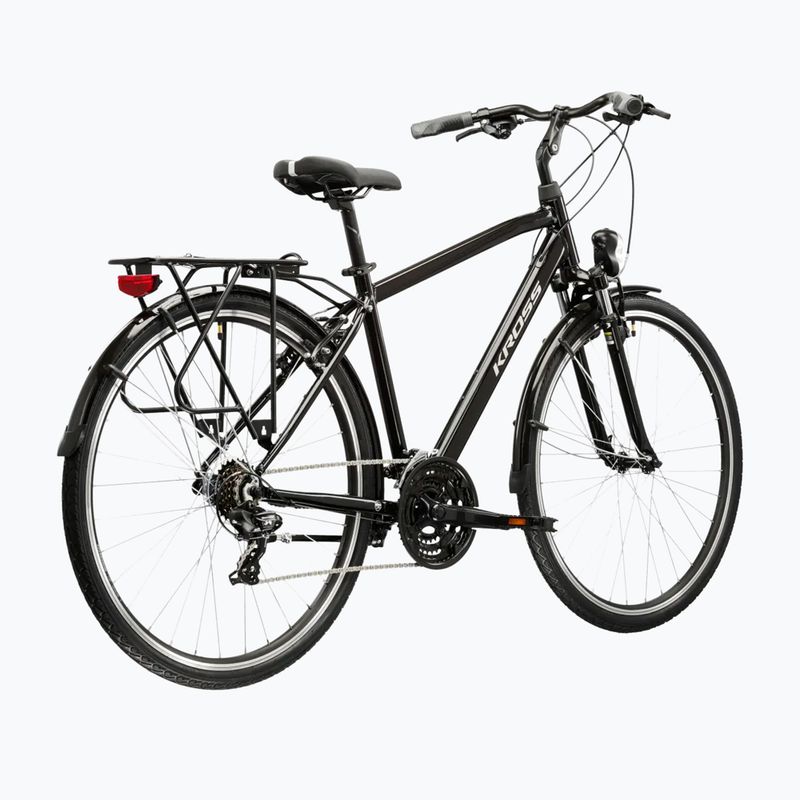 Herren-Trekkingrad KROSS Trans 1.0 black/silver/gloss 3