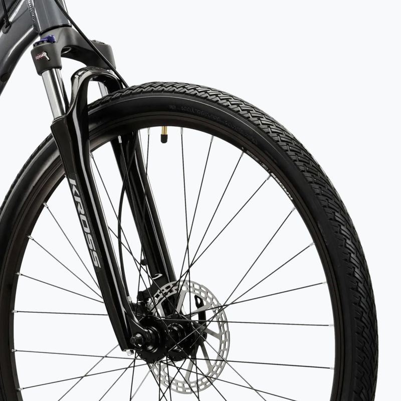 Crossbike Damen KROSS Evado 5.0 W Grau/Blau/Glanz 5