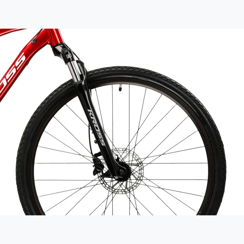 Crossbike KROSS Evado 4.0 Bordeauxrot/Weiß 6