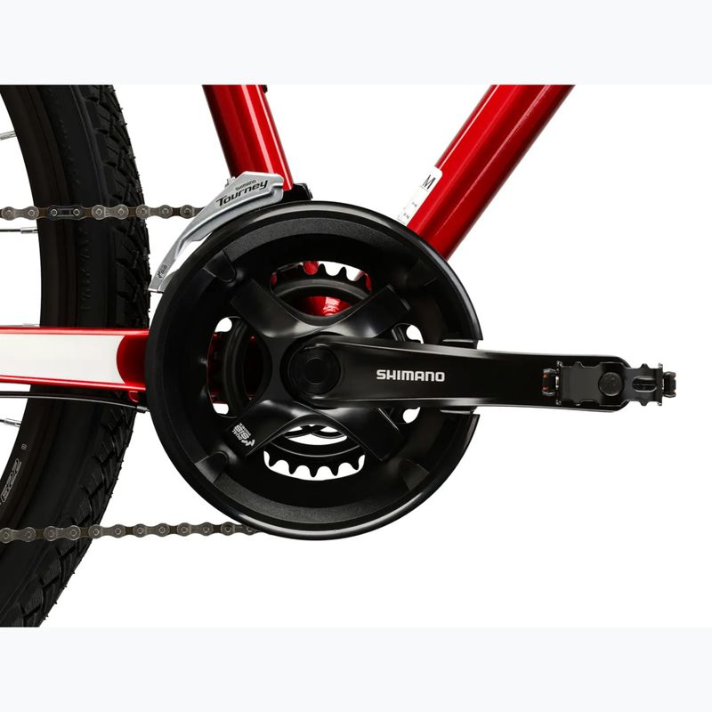 Crossbike KROSS Evado 4.0 Bordeauxrot/Weiß 10