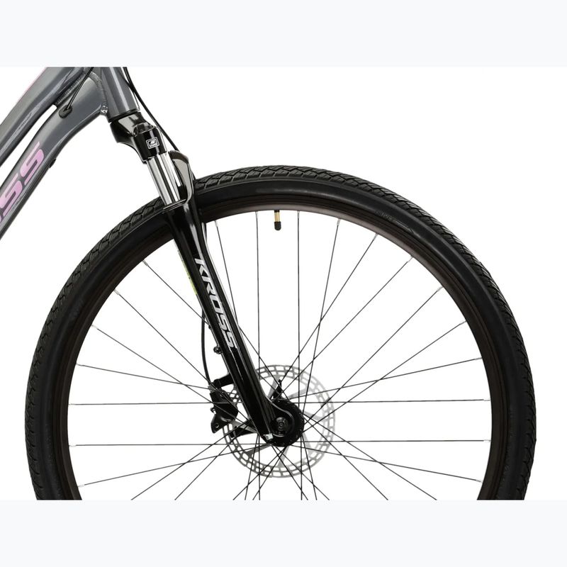 Damen-Crossrad KROSS Evado 4.0 In grey/pink/gloss 6